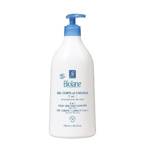 Biolane Baby 2in1 Body and Hair Cleanser 750ml Sabun Shampo Bayi WHS