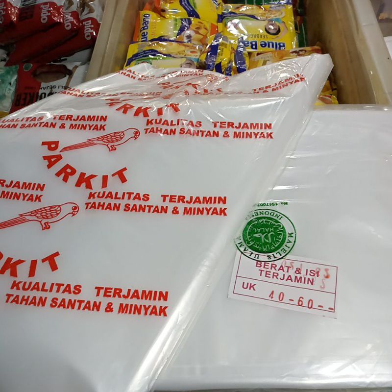 Plastik Pe Parkit uk 40x60