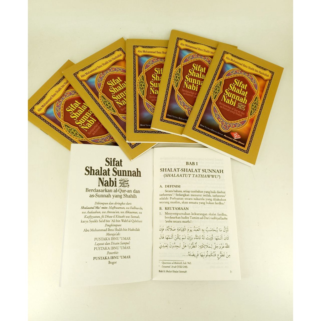 Buku Sifat Shalat Sunnah Nabi Berdasarkan al-Qur'an dan as-Sunnah yang Shahih - PUSTAKA IBNU UMAR