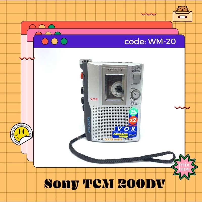 Walkman Sony TCM 200 DV