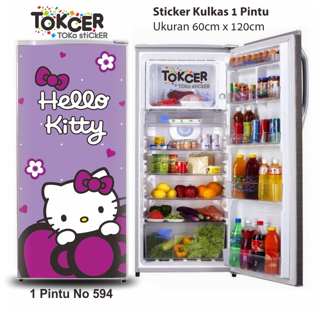 Stiker Kulkas/stiker Kompor/stiker Magicom HELLO KITTY