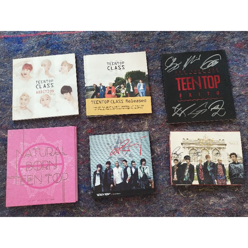 Teen Top Signed album from Mwave event