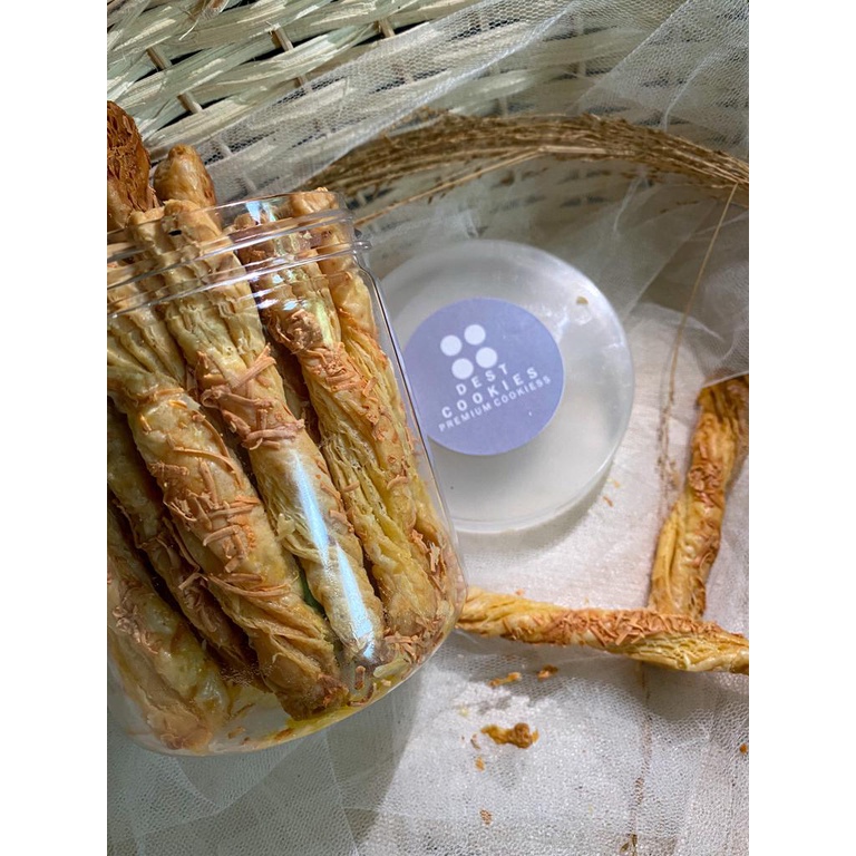 

KUE KERING MURAH LEZAT - KEJU STICK / PAPSTICK - TOPLES TABUNG 500 ML