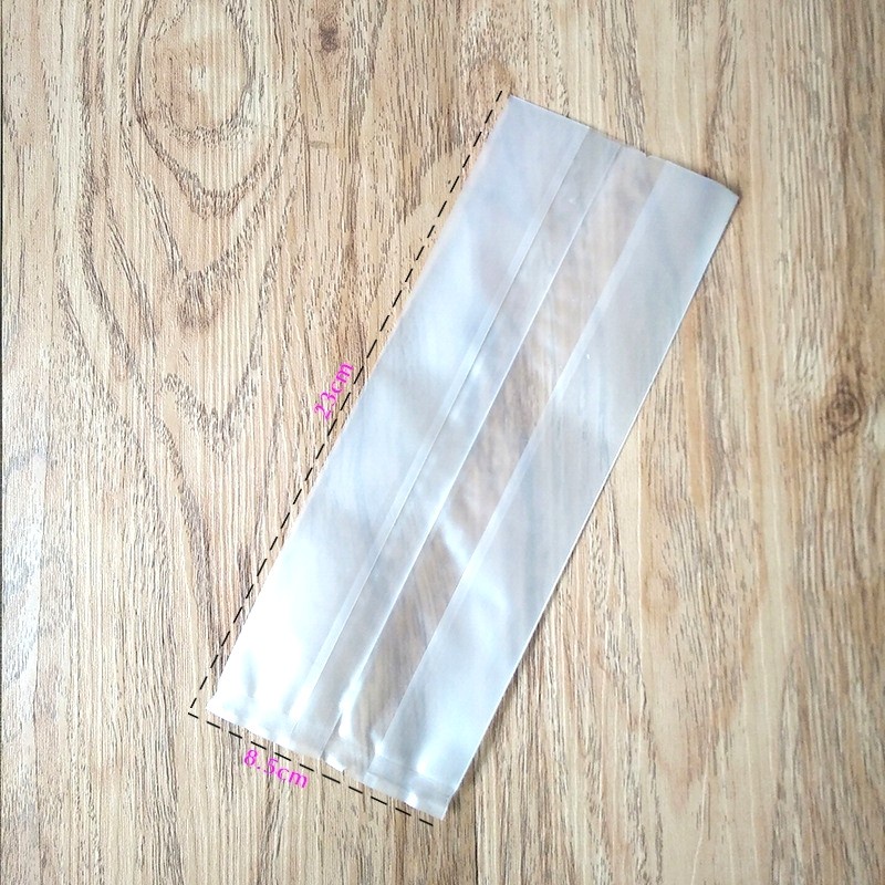 PLASTIK DOVE / CLEAR PANJANG POLOS COOKIES PLASTIK SEALER PANJANG