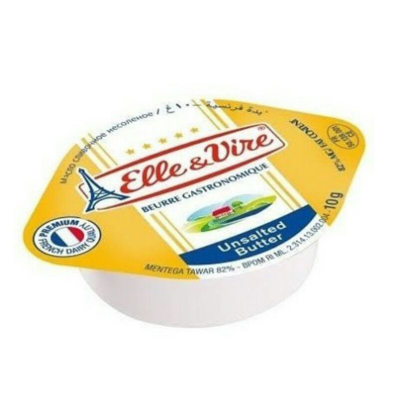 

Elle & Vire Butter Portion Microcup Unsalted 10 gr