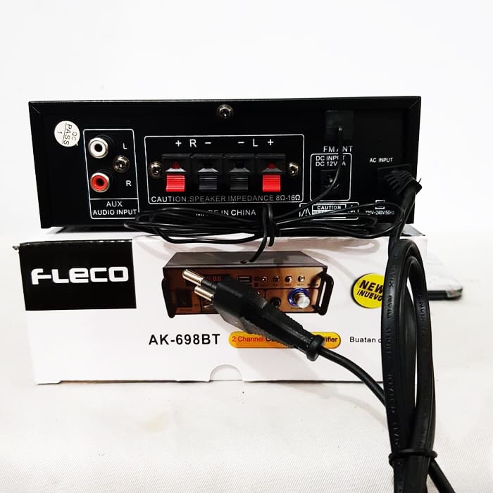 Fleco Amplifier Bluetooth Mini AK-698BT Stereo Karaoke