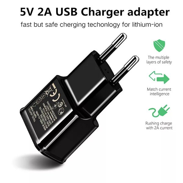 Adaptor Charger Micro USB 5V 2.0A Pengisi Daya Untuk Ponsel Smartphone