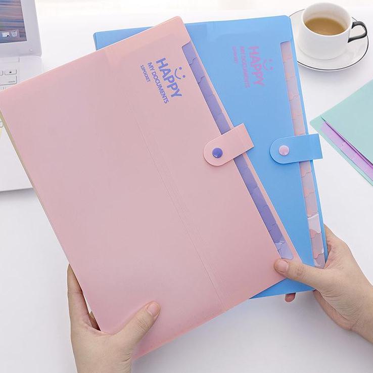 

Berkualitas B 074 FILE FOLDER 12 SLIDE SMILE | DOCUMEN BAG 12 POCKET | MAP FILE