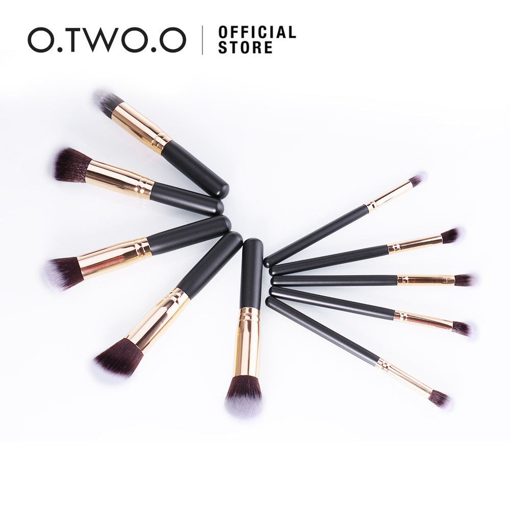 (READY &amp; ORI) O.TWO.O Otwoo 10pcs Makeup Brush Set 9952 kuas Blending kit