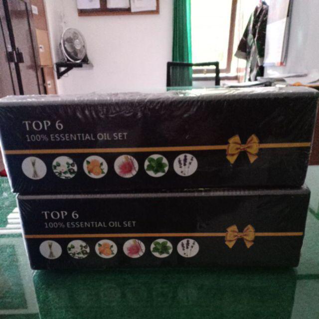 Firstsun Set Pure Essential Fragrance Oils Aromatherapy Diffusers 10ml 6pcs - Rh-06