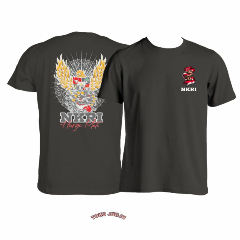 Kaos Spesial HUT RI NKRI Harga Mati Burung Garuda Cengkram Virus Corona