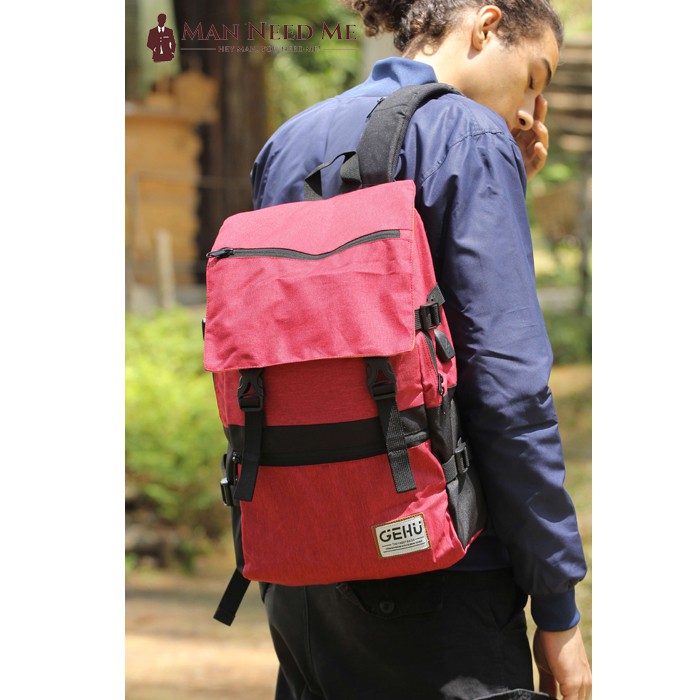 Tas Ransel Pria/Cowo - Tas Backpack (Bahan Cordura) - FREE RAINCOVER