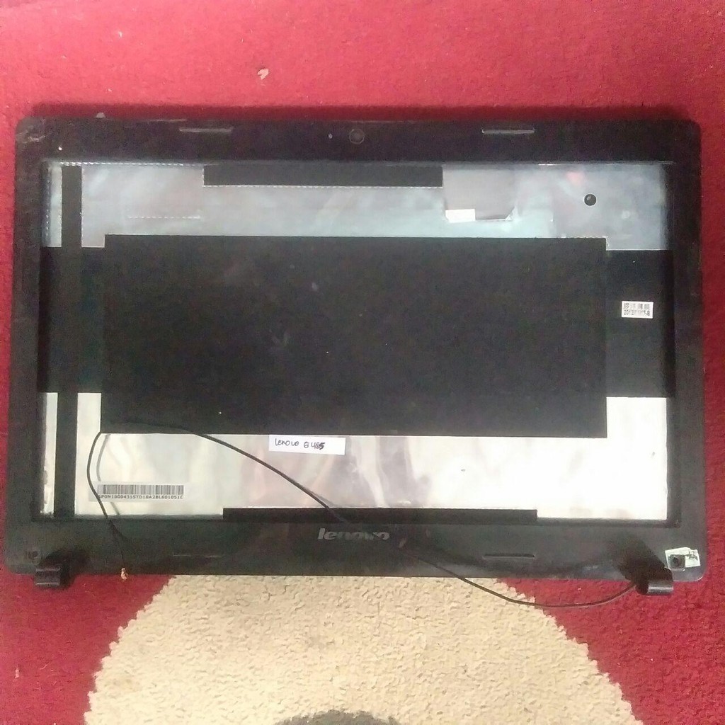 Casing Atas + engsel laptop Lenovo G485