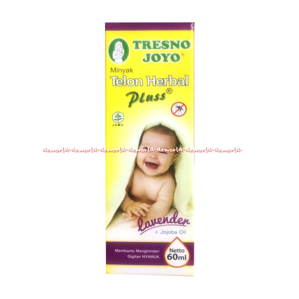 Tresno Joyo Telon Herbal Plus Minyak Telon 60ml Mencagah Dari Gigitan Nyamuk