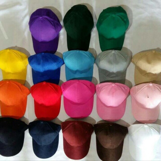 Topi polos dewasa unisex all size