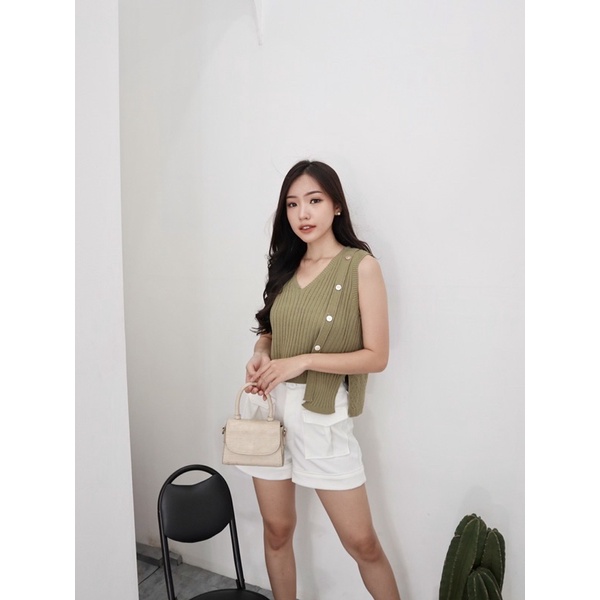 [LUXE.DLABEL] - D17 TOP | Atasan Rajut Import wanita Kaos wanita Atasan Wanita Atasan Korea wanita Korean top Croptop Croptee Atasan perempuan Top premium quality