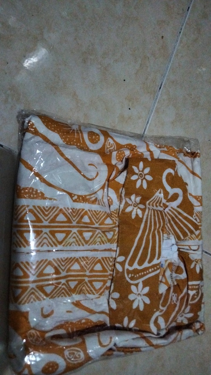 Tunik Batik Gipsi Garutan| Dress Batik Wanita Model Flui