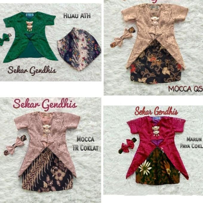 Kebaya Kebaya Wisuda Anak Tk Paud/Baju Anak 0-5 Thn/Kebaya Pensi Kartini/Ulta