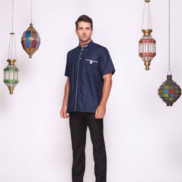 Koko Nibras NSK 58 navy ukuran XS- XL