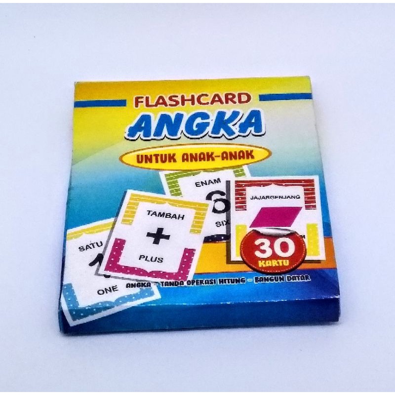 Flash card anak angka