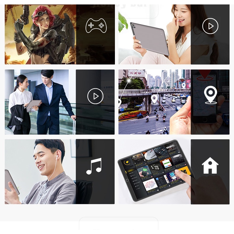 New Tablet PC 8GB + 128GB Tablet PC Android Tablet PC Online Class Tablet PC Support Google/Watch Video/Video Call