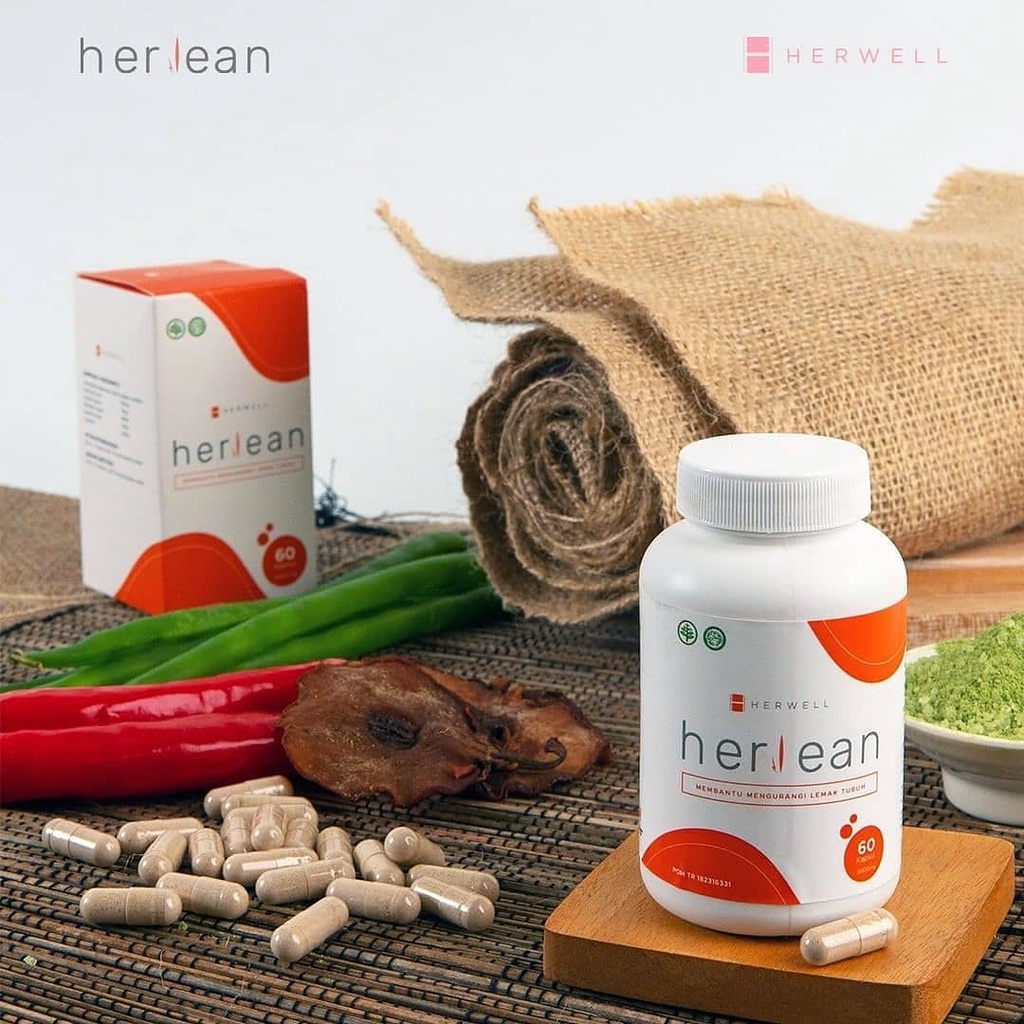 Herwell HER WELL Herlean HER LEAN 60 kapsul - pembakar lemak slimming detox fat burner