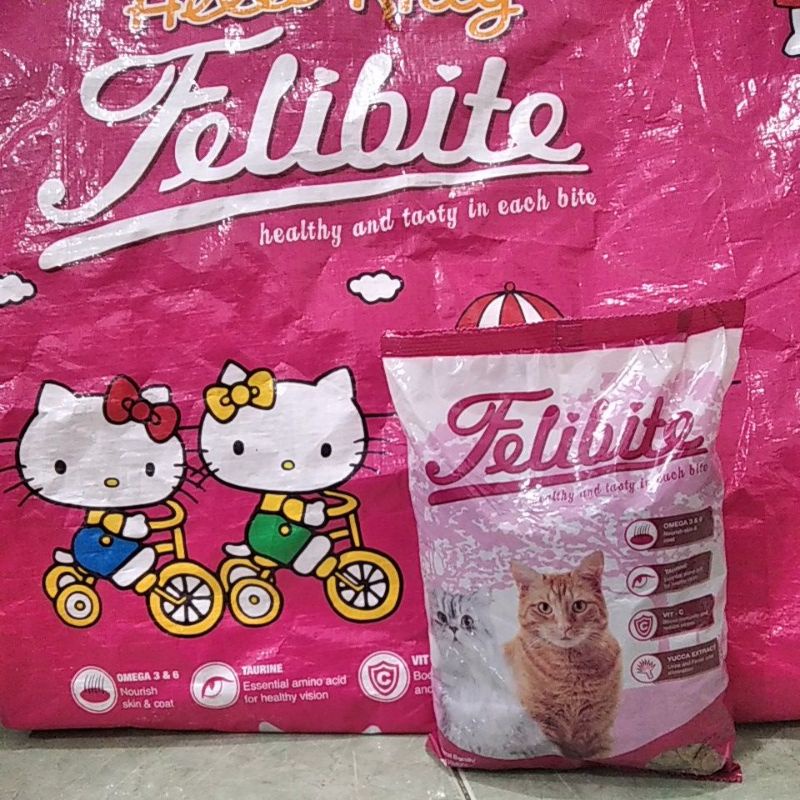 Makanan Kucing Felibite Donat 1Kg Repack