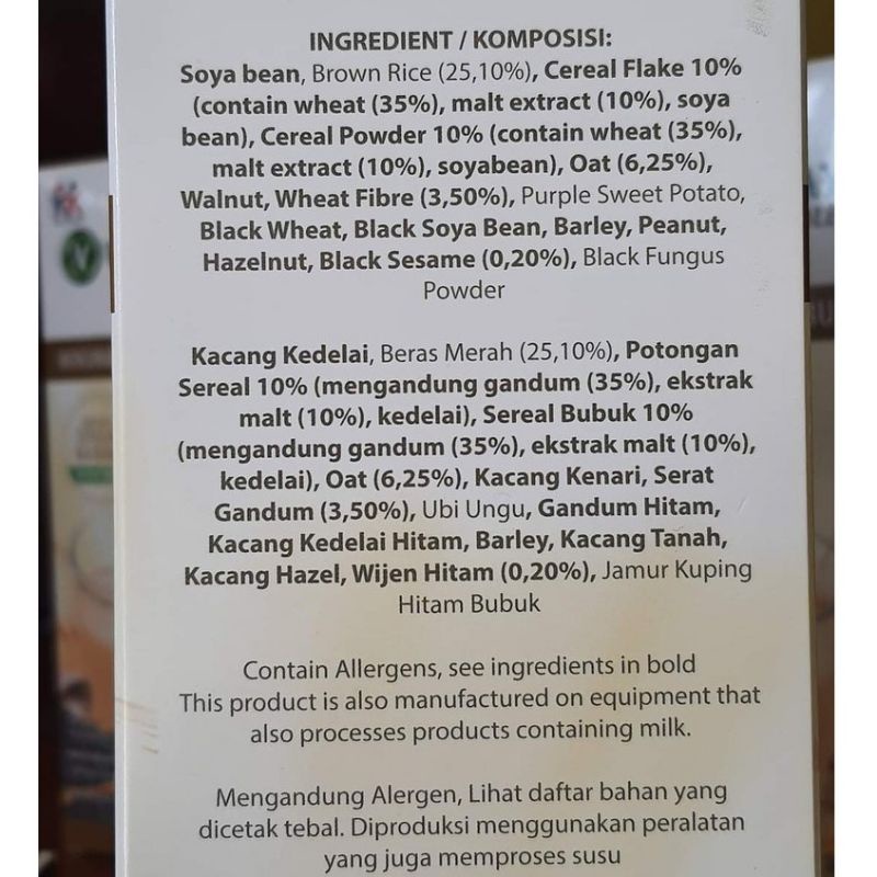 Vitayang Whole Grains Serbuk Serelia Sarapan Instan Padat Gizi mengenyangkan Original KKIndonesia