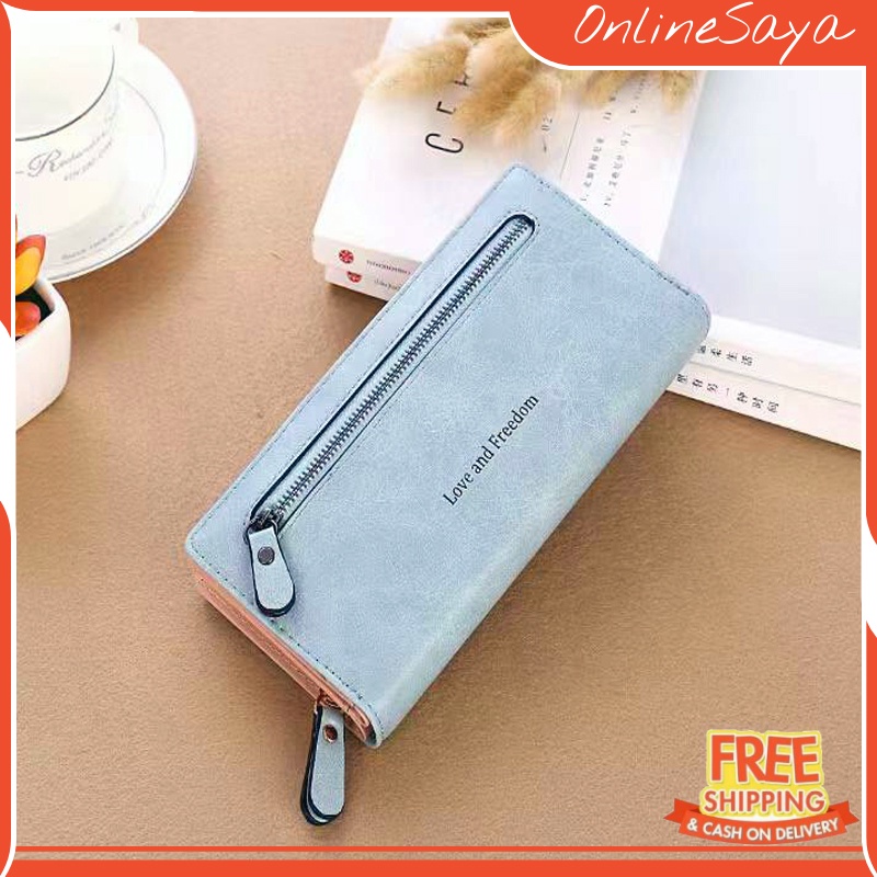 DOMPET WANITA PANJANG OS8322 KULIT PU IMPORT KOREA MURAH WALLET PREMIUM BRAND