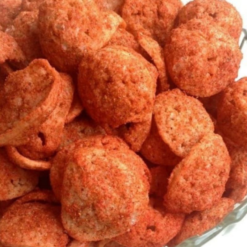 

Basreng pedas Bakso goreng cemilan pedas snack kiloan jajanan enak cemilan jadul