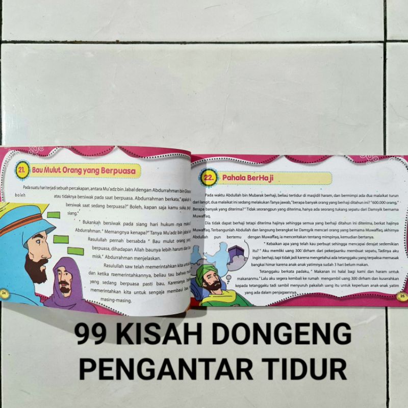 BUKU UNTUK ANAK MUSLIM : KISAH 25 NABI DAN RASUL. PINTAR DOA. MUKJIZAT NABI DAN RASUL. 99 KISAH DONGENG PENGANTAR TIDUR