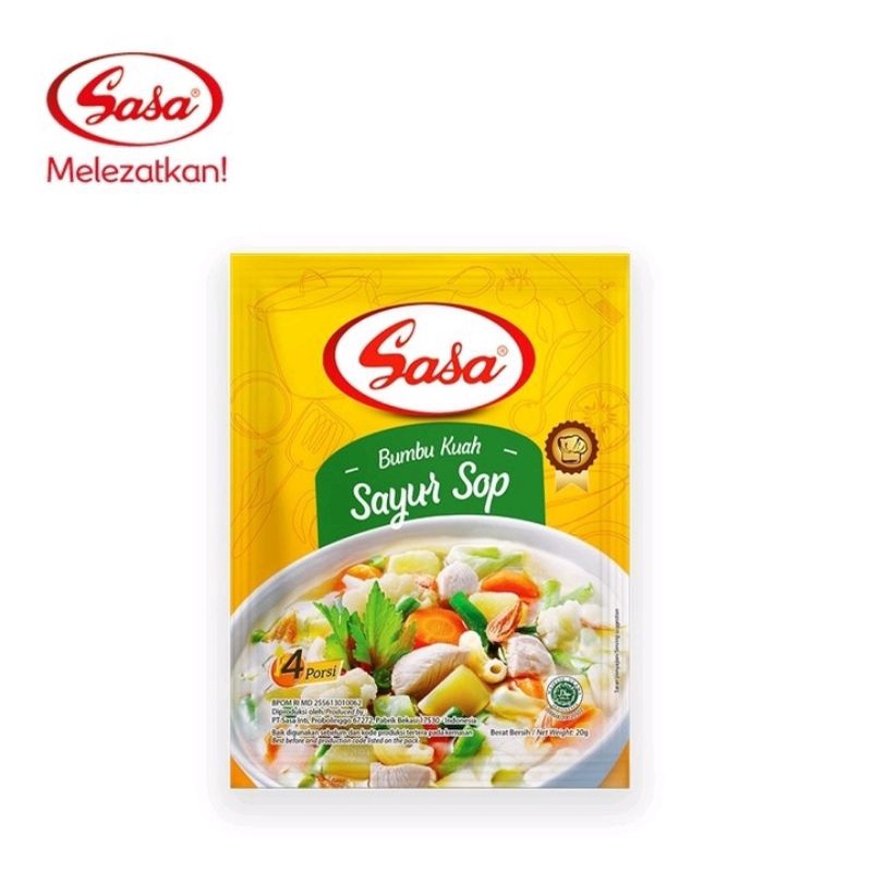 

Sasa Bumbuh kuah sayur SOP 20gX5 pcs
