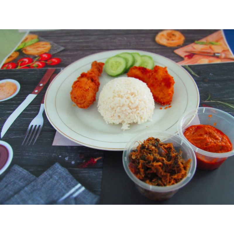 

Paket Catering Nasi Ayam Sambel Andaliman (Sambel Khas Batak) per 10 porsi