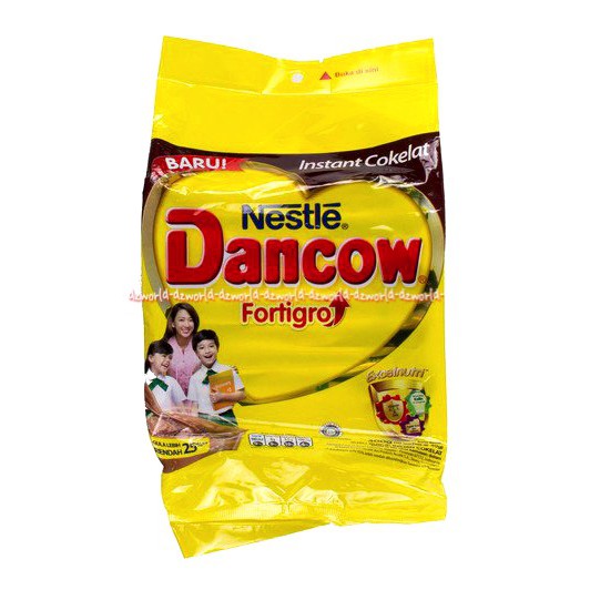 

Nestle Dancow Fortigro Coklat 10sachet Polybag Susu Bubuk Coklat Kemasan Plastik Pouch Bubuk Coklat 10pcs