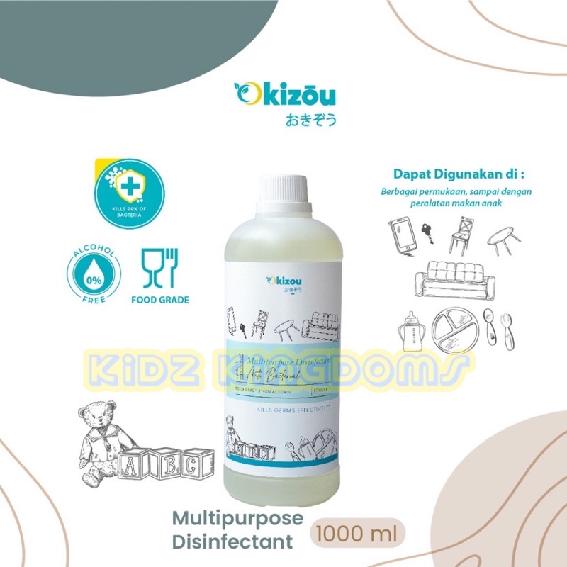 Multipurpose Disinfektan Spray Food Grade 1000ml OKIZOU