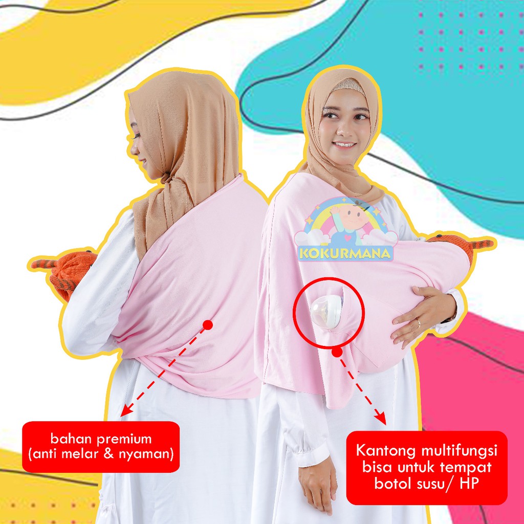 Gendongan Kaos Bayi Geos Kokurmana (1kg muat 8pcs)