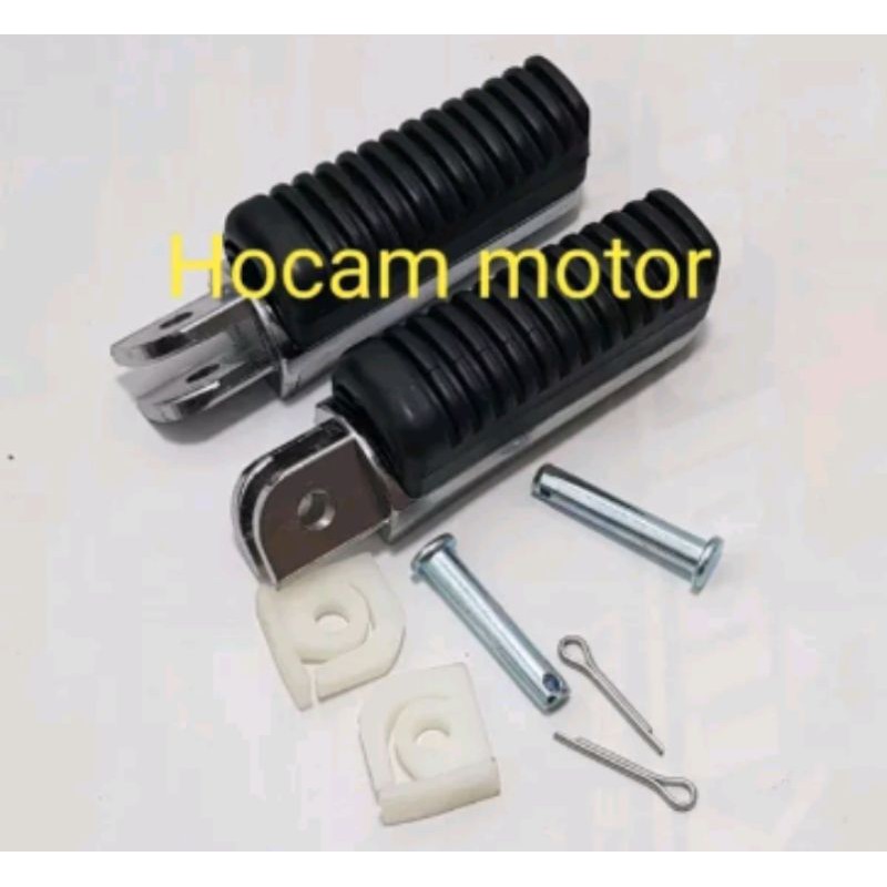 KARET FOOTSTEP BARSTEP DEPAN dan BELAKANG SCORPIO LAMA SCORPIO Z PNP DEPAN VIXION LAMA VIXION NEWR15