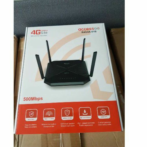 Modem Router WiFi 4G LTE 500Mbps AccessGo R4G4A-01B UNLOCK ALL OPERATOR / Modem Router