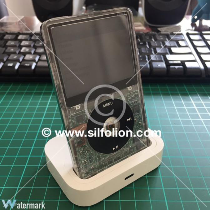 iPod Video 5 5.5 th Gen Classic SD Card Flash Mod Clear Front Case