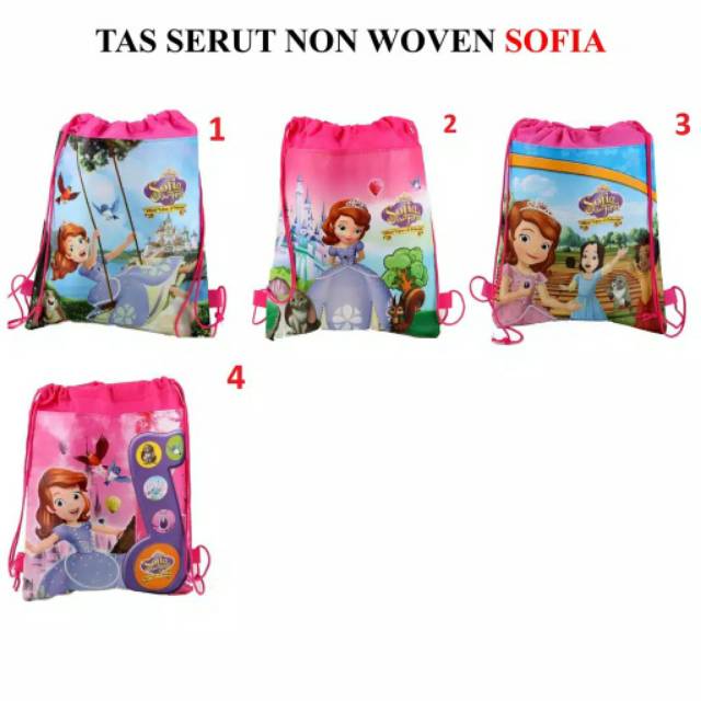 Tas ransel anak karakter non woven