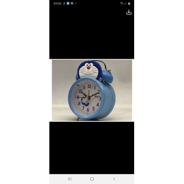 jam beker weker alarm doraemon