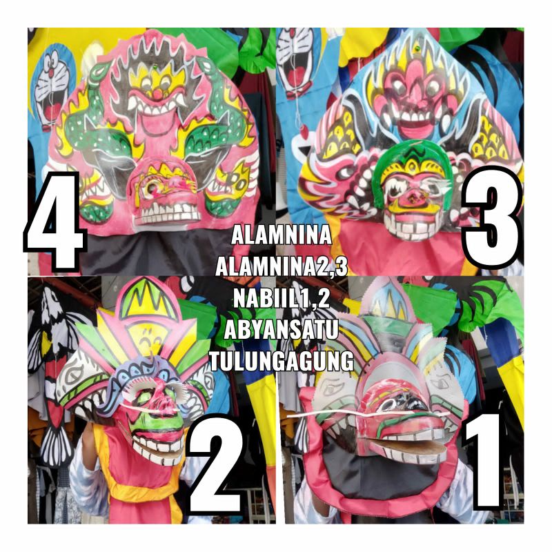 barongan spon anak anak