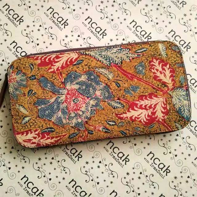 Dompet Batik Lawasan 3N Tulis Asli dan Kulit- Dompet Besar
