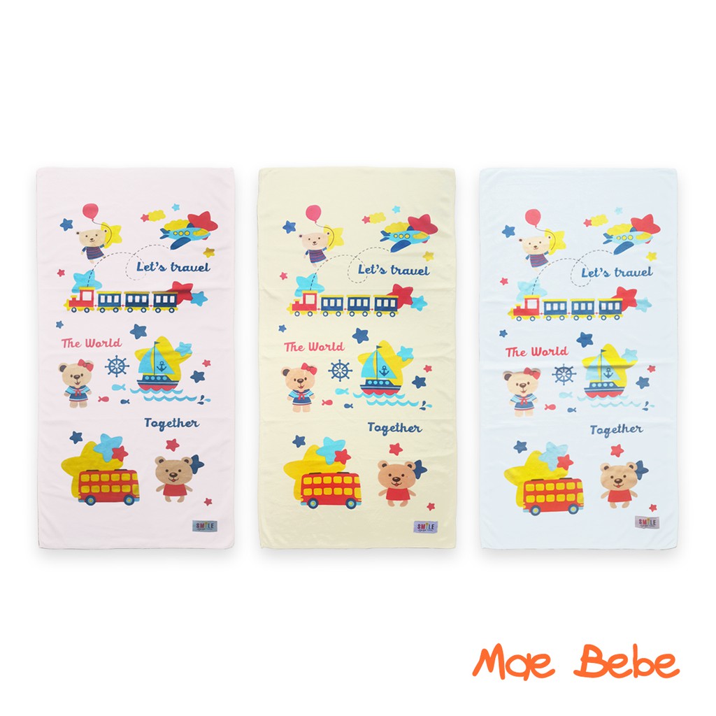 Smile Microfiber Towel Handuk Mandi Motif Anak &amp; Dewasa 50x100cm