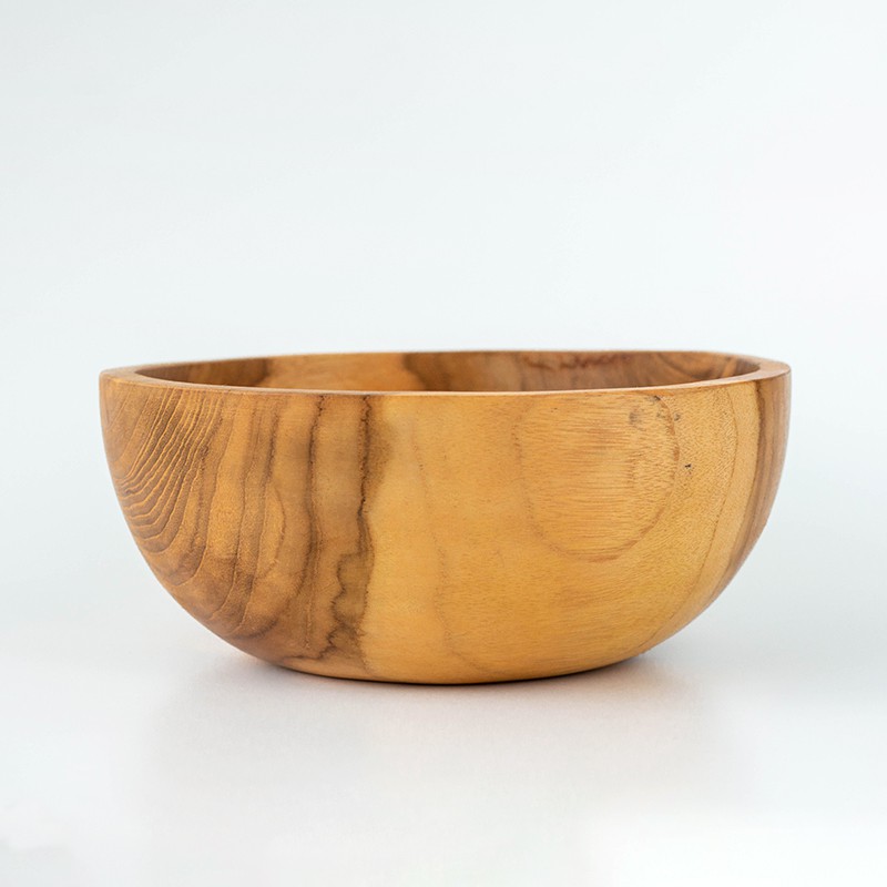 Mangkok Mie Ramen / Mangkok Kayu Besar 20cm