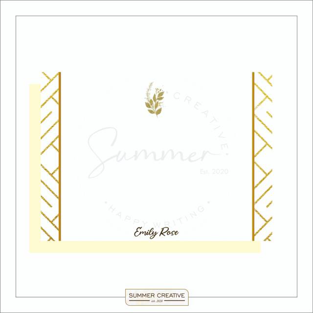 

Personalized Blank Card / Blank Note - NS07 / Thank You / Greeting Card / Kartu Polos / Ucapan