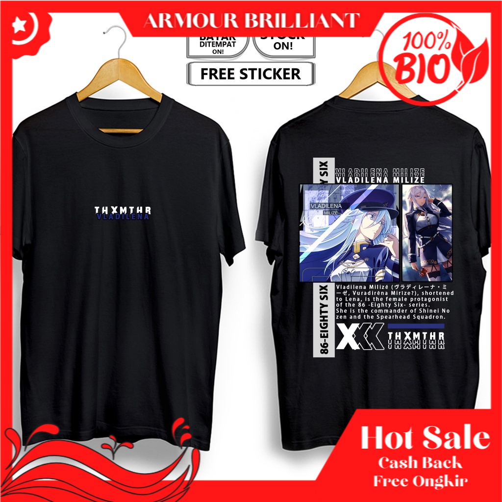 KAOS LENA VLADILENA MILIZE 86 EIGHTY SIX WAIFU ANIME MANGA SHINEI NOUZEN ANJU EMMA SPEARHEAD AQUADRO