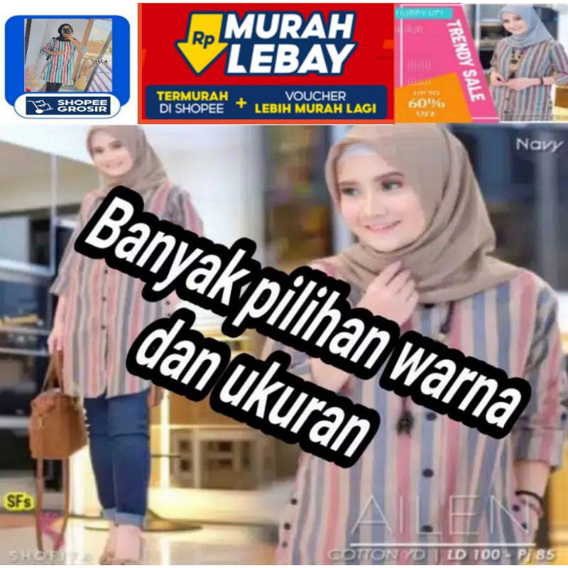 LD 110 Beli 4 Gratis 1 TUNIK AILEN / TUNIK JUMBO / TUNIK SALUR