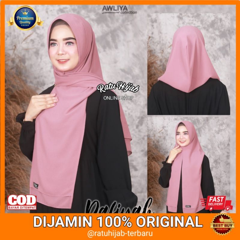 PASHMINA HOODIE  DAFIYAH ORI ALIYAR/AWLIYA HIJAB COLLECTION CERUTY BABYDOLL PREMIUM