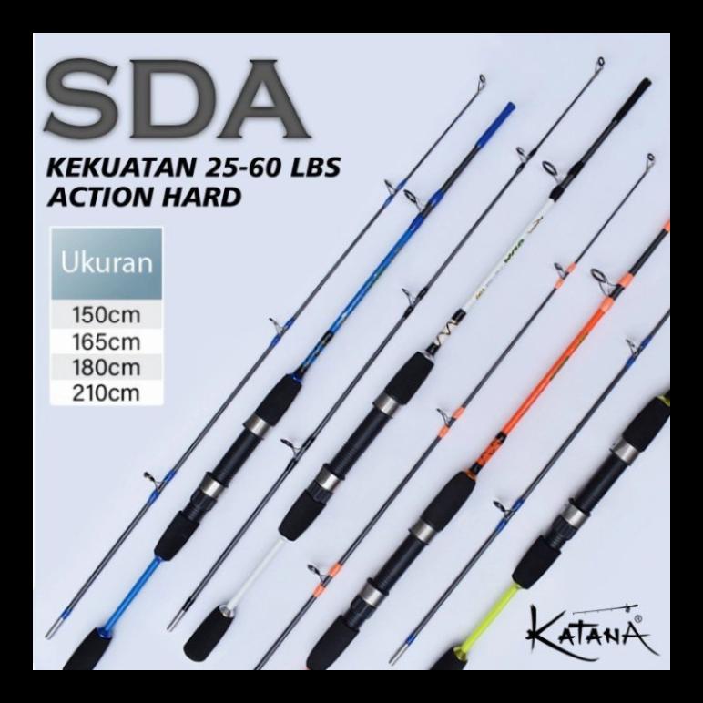 NEW JORAN CARBON SOLID KATANA SDA 150 165 180 210 MARIT KAKI 2 ALAT PANCING TERUPDATE AL8